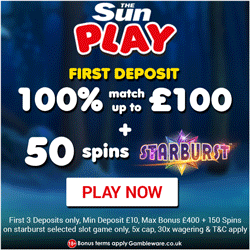The Sun Play Casino Starburst Spins