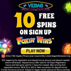 Vegas Mobile Casino 10 Free Spins No deposit & 25 Complementary spins on Starburst Slot