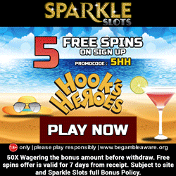 Sparkle Slots Casino 5 Complementary Spins No Deposit