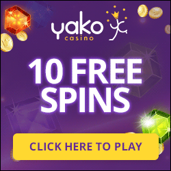 Yako Casino 10 Free Spins no deposit