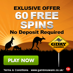 gday casino 60 free spins no deposit at starburst slot