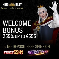 King Billy Casino welcome offer
