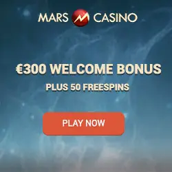 Mars casino 300 EUR welcome bonus & 50 Free Spins