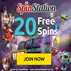 spinstation 20 free spins no deposit on Starburst Slot